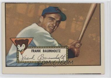 1952 Topps - [Base] #225 - Frank Baumholtz [Good to VG‑EX]