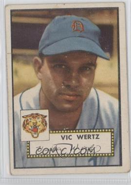 1952 Topps - [Base] #244 - Vic Wertz [Good to VG‑EX]
