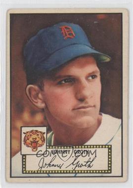 1952 Topps - [Base] #25.1 - Johnny Groth (Red Back) [Good to VG‑EX]