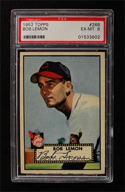 1952 Topps - [Base] #268 - Semi-High # - Bob Lemon [PSA 6 EX‑MT]