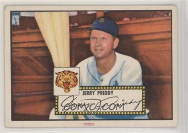 1952 Topps - [Base] #28.1 - Jerry Priddy (Red Back) [Good to VG‑EX]