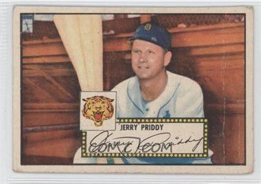 1952 Topps - [Base] #28.1 - Jerry Priddy (Red Back) [Good to VG‑EX]