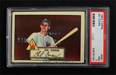 1952 Topps - [Base] #291 - Semi-High # - Gil Coan [PSA 7 NM]