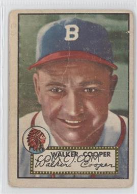 1952 Topps - [Base] #294 - Semi-High # - Walker Cooper [Poor to Fair]