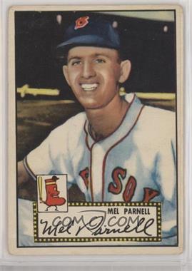 1952 Topps - [Base] #30.1 - Mel Parnell (Red Back) [Poor to Fair]