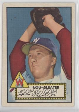 1952 Topps - [Base] #306 - Semi-High # - Lou Sleater [Good to VG‑EX]