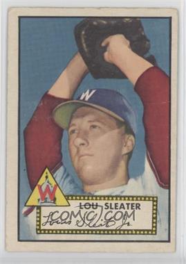 1952 Topps - [Base] #306 - Semi-High # - Lou Sleater [Good to VG‑EX]