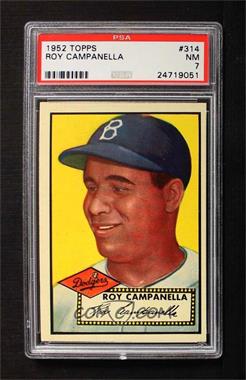 1952 Topps - [Base] #314 - High # - Roy Campanella [PSA 7 NM]