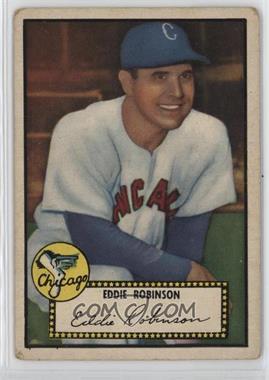 1952 Topps - [Base] #32.2 - Eddie Robinson (Black Back)