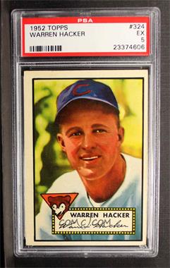 1952 Topps - [Base] #324 - High # - Warren Hacker [PSA 5 EX]