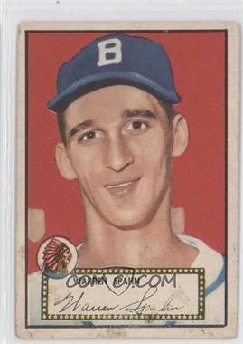 1952 Topps - [Base] #33.1 - Warren Spahn (Red Back) [Good to VG‑EX]