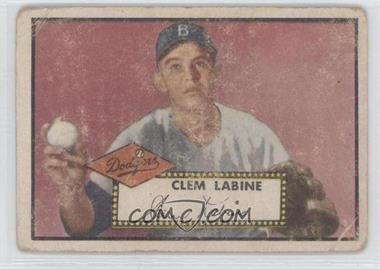 1952 Topps - [Base] #342 - High # - Clem Labine [Poor to Fair]
