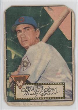 1952 Topps - [Base] #35.1 - Hank Sauer (Red Back) [COMC RCR Poor]