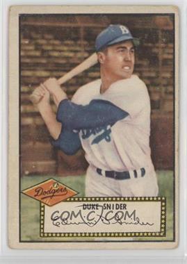 1952 Topps - [Base] #37.1 - Duke Snider (Red Back) [Good to VG‑EX]