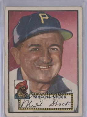 1952 Topps - [Base] #381 - High # - Milton Stock [Good to VG‑EX]