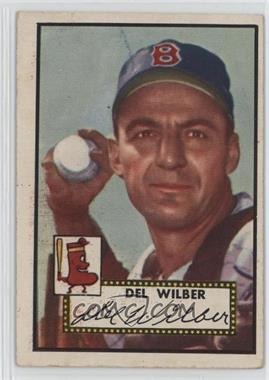 1952 Topps - [Base] #383 - High # - Del Wilber [Good to VG‑EX]