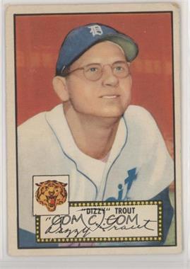 1952 Topps - [Base] #39.1 - Dizzy Trout (Red Back)