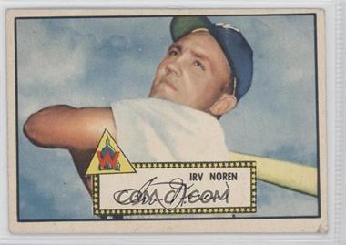 1952 Topps - [Base] #40.1 - Irv Noren (Red Back) [Good to VG‑EX]