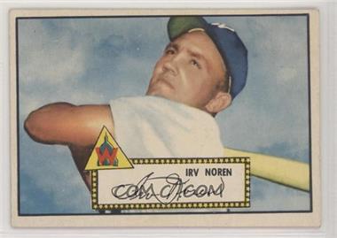 1952 Topps - [Base] #40.1 - Irv Noren (Red Back)