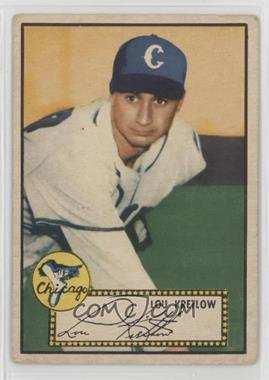 1952 Topps - [Base] #42.1 - Lou Kretlow (Red Back) [Poor to Fair]