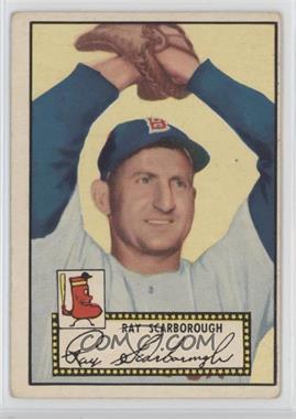 1952 Topps - [Base] #43.2 - Ray Scarborough (Black Back) [Poor to Fair]