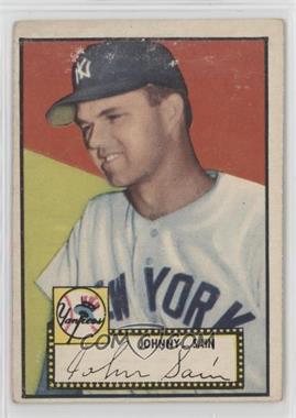 1952 Topps - [Base] #49.3 - Johnny Sain (Black Back, Bio begins with When) [Good to VG‑EX]