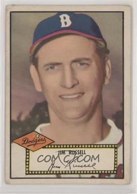 1952 Topps - [Base] #51.2 - Jim Russell (Black Back) [Good to VG‑EX]