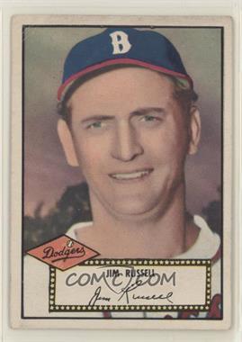 1952 Topps - [Base] #51.2 - Jim Russell (Black Back) [Poor to Fair]