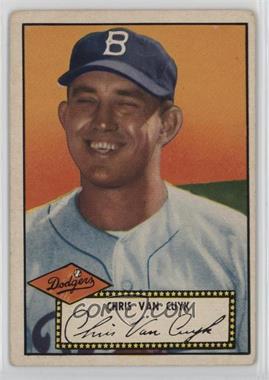 1952 Topps - [Base] #53.2 - Chris Van Cuyk (Black Back)