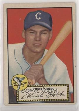 1952 Topps - [Base] #62.2 - Chuck Stobbs (Black Back) [Good to VG‑EX]