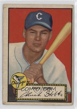 1952 Topps - [Base] #62.2 - Chuck Stobbs (Black Back) [Good to VG‑EX]