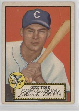 1952 Topps - [Base] #62.2 - Chuck Stobbs (Black Back) [Poor to Fair]