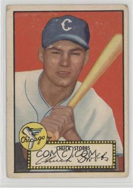 1952 Topps - [Base] #62.2 - Chuck Stobbs (Black Back) [Poor to Fair]