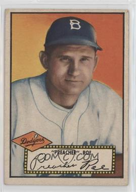 1952 Topps - [Base] #66.2 - Preacher Roe (Black Back)