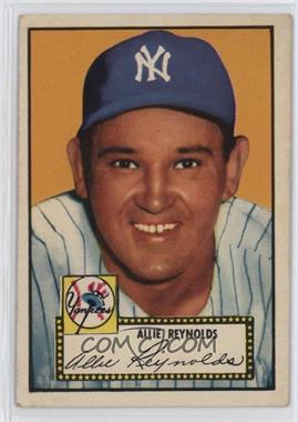 1952 Topps - [Base] #67.1 - Allie Reynolds (Red Back)