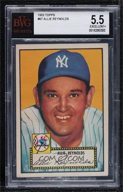 1952 Topps - [Base] #67.1 - Allie Reynolds (Red Back) [BVG 5.5 EXCELLENT+]