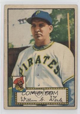 1952 Topps - [Base] #73.1 - Bill Werle (Red Back)