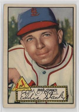 1952 Topps - [Base] #76.1 - Eddie Stanky (Red Back)