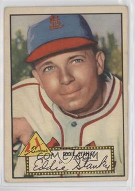 1952 Topps - [Base] #76.1 - Eddie Stanky (Red Back)