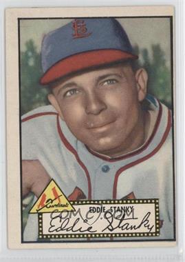 1952 Topps - [Base] #76.2 - Eddie Stanky (Black Back) [Good to VG‑EX]