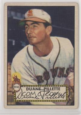 1952 Topps - [Base] #82 - Duane Pillette [Good to VG‑EX]