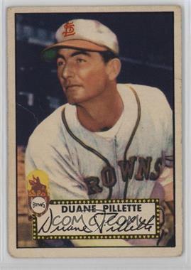 1952 Topps - [Base] #82 - Duane Pillette [Good to VG‑EX]
