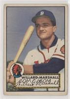 Willard Marshall [Poor to Fair]