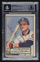 Willard Marshall [BAS BGS Authentic]