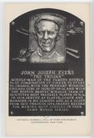 Inducted 1946 - Johnny Evers