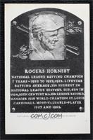 Inducted 1942 - Rogers Hornsby [Poor to Fair]