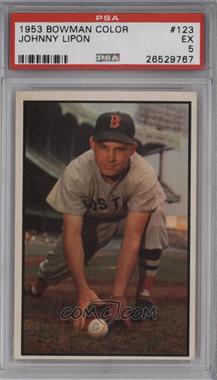 1953 Bowman Color - [Base] #123 - Johnny Lipon [PSA 5 EX]