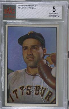 1953 Bowman Color - [Base] #21 - Joe Garagiola [BVG 5 EXCELLENT]