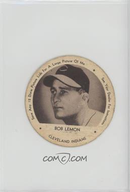 1953 Dixie Lids - [Base] - Medo-Land Mellorine Ice Cream Back #_BOLE - Bob Lemon [Poor to Fair]