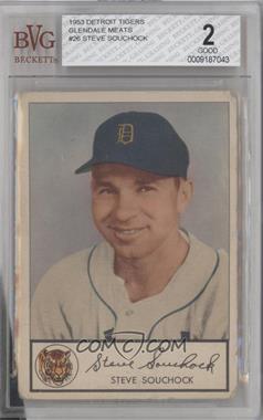 1953 Glendale Meats Detroit Tigers - Food Issue [Base] #_STSO - Steve Souchock [BVG 2 GOOD]